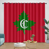 Charger l&#39;image dans la visionneuse de la galerie, Montreal Canadiens Curtains Blackout Window Drapes Room Decoration