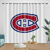 Charger l&#39;image dans la visionneuse de la galerie, Montreal Canadiens Curtains Blackout Window Drapes Room Decoration