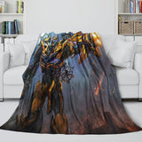 Load image into Gallery viewer, Movie Bumblebee Blanket Flannel Throw Kids Room Decoration