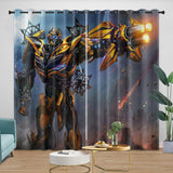 Charger l'image dans la visionneuse de la galerie, Movie Bumblebee Curtains Pattern Blackout Window Drapes Room Decoration