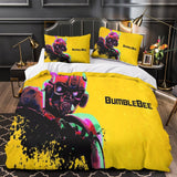 Charger l'image dans la visionneuse de la galerie, Movie Bumblebee Duvet Cover Pattern Bedding Set Without Filler