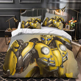 Charger l'image dans la visionneuse de la galerie, Movie Bumblebee Duvet Cover Pattern Bedding Set Without Filler