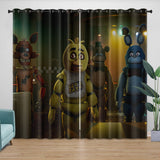 Charger l&#39;image dans la visionneuse de la galerie, Movie Five Nights At Freddys Curtains Pattern Blackout Window Drapes