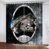 Charger l'image dans la visionneuse de la galerie, Movie Star Wars Curtains Pattern Blackout Window Drapes Decoration