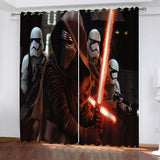 Charger l'image dans la visionneuse de la galerie, Movie Star Wars Curtains Pattern Blackout Window Drapes Decoration