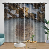 Charger l&#39;image dans la visionneuse de la galerie, Mufasa The Lion King Curtains Blackout Window Drapes Room Decoration