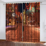 Load image into Gallery viewer, Mummies Curtains Pattern Blackout Window Drapes