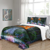 Load image into Gallery viewer, Mushroom House Bedding Set Pattern Quilt Cover