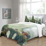 Load image into Gallery viewer, Mushroom House Bedding Set Pattern Quilt Cover