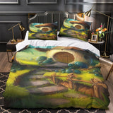 Load image into Gallery viewer, Mushroom House Bedding Set Pattern Quilt Cover