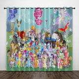 Load image into Gallery viewer, My Little Pony Curtains Pattern Blackout Window Drapes