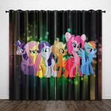 Load image into Gallery viewer, My Little Pony Curtains Pattern Blackout Window Drapes