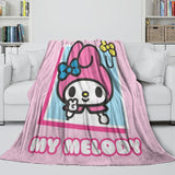 Charger l&#39;image dans la visionneuse de la galerie, My Melody Blanket Flannel Fleece Pattern Throw Room Decoration