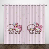 Load image into Gallery viewer, My Melody Curtains Pattern Blackout Window Drapes