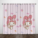 Load image into Gallery viewer, My Melody Curtains Pattern Blackout Window Drapes