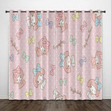 Load image into Gallery viewer, My Melody Curtains Pattern Blackout Window Drapes