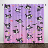 Load image into Gallery viewer, My Melody Kuromi Curtains Pattern Blackout Window Drapes