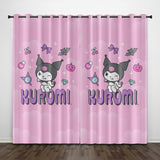 Load image into Gallery viewer, My Melody Kuromi Curtains Pattern Blackout Window Drapes