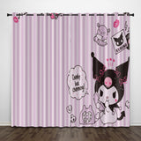 Load image into Gallery viewer, My Melody Kuromi Curtains Pattern Blackout Window Drapes