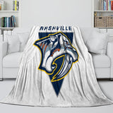 Charger l&#39;image dans la visionneuse de la galerie, Nashville Predators Blanket Flannel Throw Kids Room Decoration