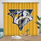 Load image into Gallery viewer, Nashville Predators Curtains Blackout Window Drapes Room Decoration