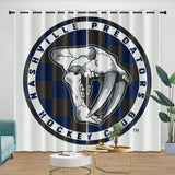 Load image into Gallery viewer, Nashville Predators Curtains Blackout Window Drapes Room Decoration