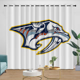 Load image into Gallery viewer, Nashville Predators Curtains Blackout Window Drapes Room Decoration