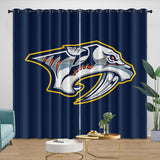 Load image into Gallery viewer, Nashville Predators Curtains Blackout Window Drapes Room Decoration