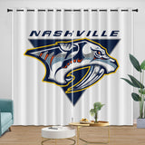 Load image into Gallery viewer, Nashville Predators Curtains Blackout Window Drapes Room Decoration