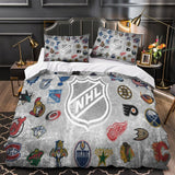 Charger l'image dans la visionneuse de la galerie, National Hockey League NHL Duvet Cover Bedding Set Without Filler