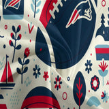 Charger l&#39;image dans la visionneuse de la galerie, New England Patriots Bedding Set Duvet Cover Without Filler