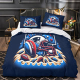 Charger l&#39;image dans la visionneuse de la galerie, New England Patriots Bedding Set Duvet Cover Without Filler