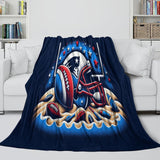 Charger l&#39;image dans la visionneuse de la galerie, New England Patriots Blanket Flannel Fleece Throw Room Decoration