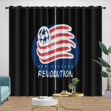 Load image into Gallery viewer, New England Revolution Curtains Blackout Window Drapes Room Decoration