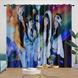 Charger l'image dans la visionneuse de la galerie, NewJeans Curtains Blackout Window Drapes Kids Room Decoration
