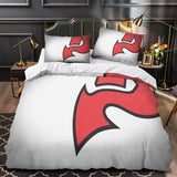 Charger l&#39;image dans la visionneuse de la galerie, New Jersey Devils Bedding Set Quilt Duvet Cover Without Filler