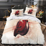 Charger l&#39;image dans la visionneuse de la galerie, New Jersey Devils Bedding Set Quilt Duvet Cover Without Filler