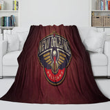 Charger l&#39;image dans la visionneuse de la galerie, New Orleans Pelicans Blanket Flannel Fleece Throw Room Decoration