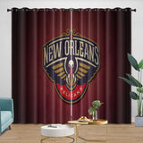 Charger l&#39;image dans la visionneuse de la galerie, New Orleans Pelicans Curtains Blackout Window Drapes Room Decoration