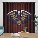 Charger l&#39;image dans la visionneuse de la galerie, New Orleans Pelicans Curtains Blackout Window Drapes Room Decoration