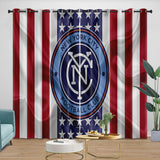 Load image into Gallery viewer, New York City FC Curtains Blackout Window Drapes Room Decoration