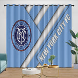 Load image into Gallery viewer, New York City FC Curtains Blackout Window Drapes Room Decoration