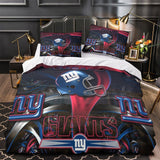 Charger l&#39;image dans la visionneuse de la galerie, New York Giants Bedding Set Duvet Cover Without Filler