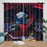 Load image into Gallery viewer, New York Giants Curtains Blackout Window Drapes Room Decoration