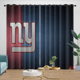 Load image into Gallery viewer, New York Giants Curtains Blackout Window Drapes Room Decoration