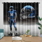 Load image into Gallery viewer, New York Giants Curtains Blackout Window Drapes Room Decoration