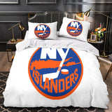 Charger l&#39;image dans la visionneuse de la galerie, New York Islanders Bedding Set Quilt Duvet Cover Without Filler
