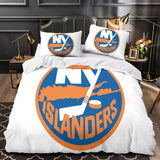 Charger l&#39;image dans la visionneuse de la galerie, New York Islanders Bedding Set Quilt Duvet Cover Without Filler