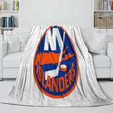 Charger l&#39;image dans la visionneuse de la galerie, New York Islanders Blanket Flannel Throw Kids Room Decoration