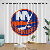 Charger l&#39;image dans la visionneuse de la galerie, New York Islanders Curtains Blackout Window Drapes Room Decoration